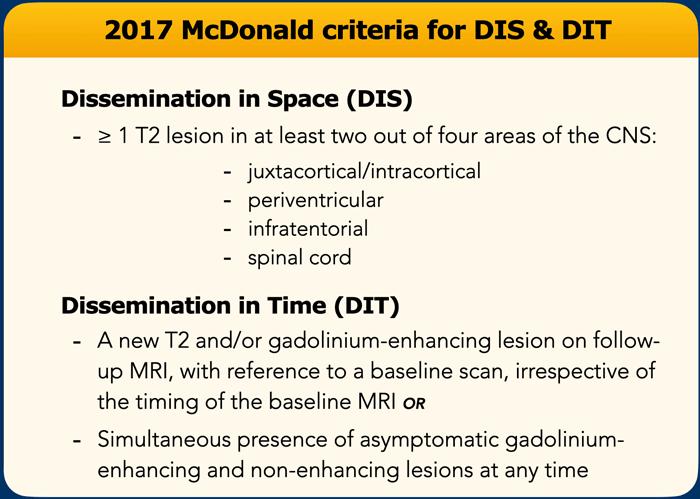 * Ở bệnh nhân cao tuổi hoặc bệnh nhân có yếu tố nguy cơ tim mạch, nên tìm kiếm ít nhất 3 tổn thương quanh não thất